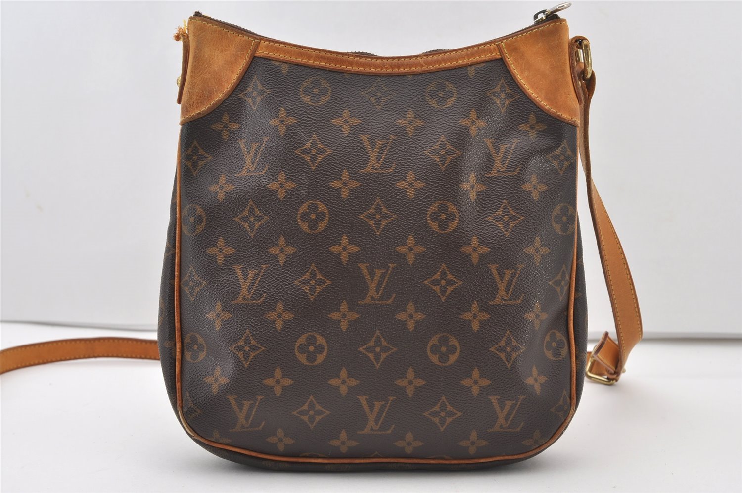 Authentic Louis Vuitton Monogram Odeon PM Shoulder Cross Bag M56390 Junk 3327J