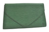 Authentic Louis Vuitton Epi Arts Deco Clutch Bag Green M52644 LV 3327K
