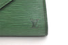 Authentic Louis Vuitton Epi Arts Deco Clutch Bag Green M52644 LV 3327K