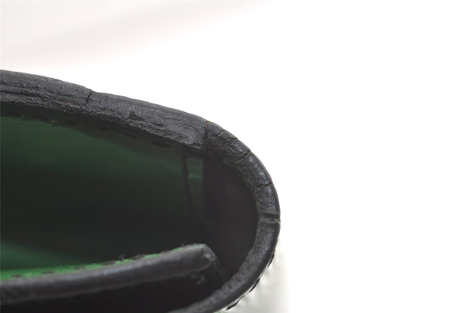 Authentic Louis Vuitton Epi Arts Deco Clutch Bag Green M52644 LV 3327K