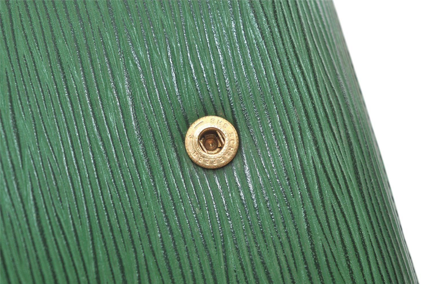 Authentic Louis Vuitton Epi Arts Deco Clutch Bag Green M52644 LV 3327K