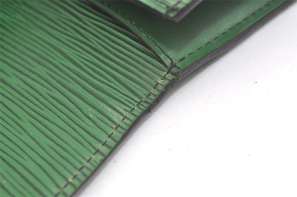 Authentic Louis Vuitton Epi Arts Deco Clutch Bag Green M52644 LV 3327K