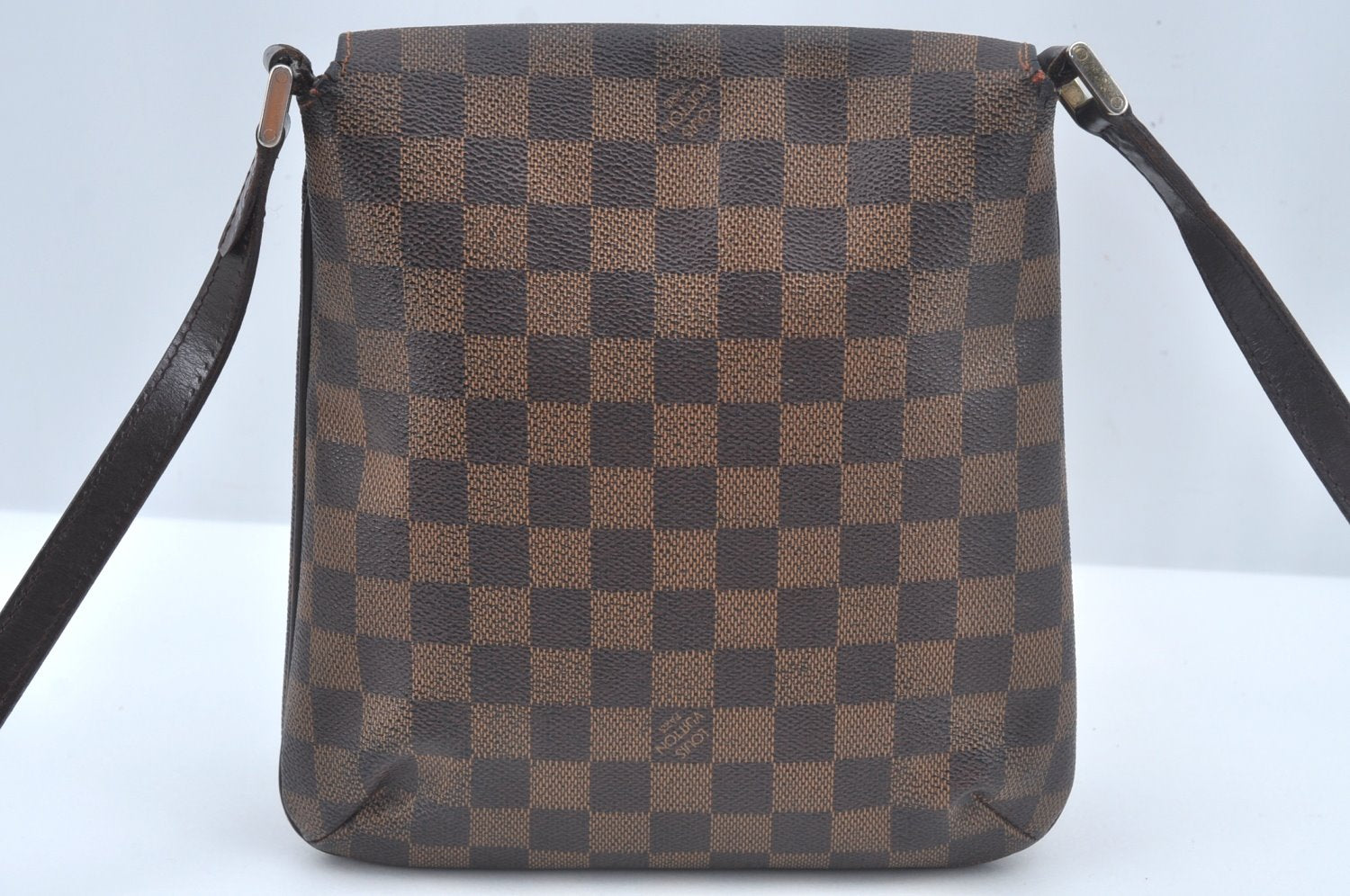 Auth Louis Vuitton Damier Musette Salsa Long Shoulder Cross Bag N51300 LV 3328J