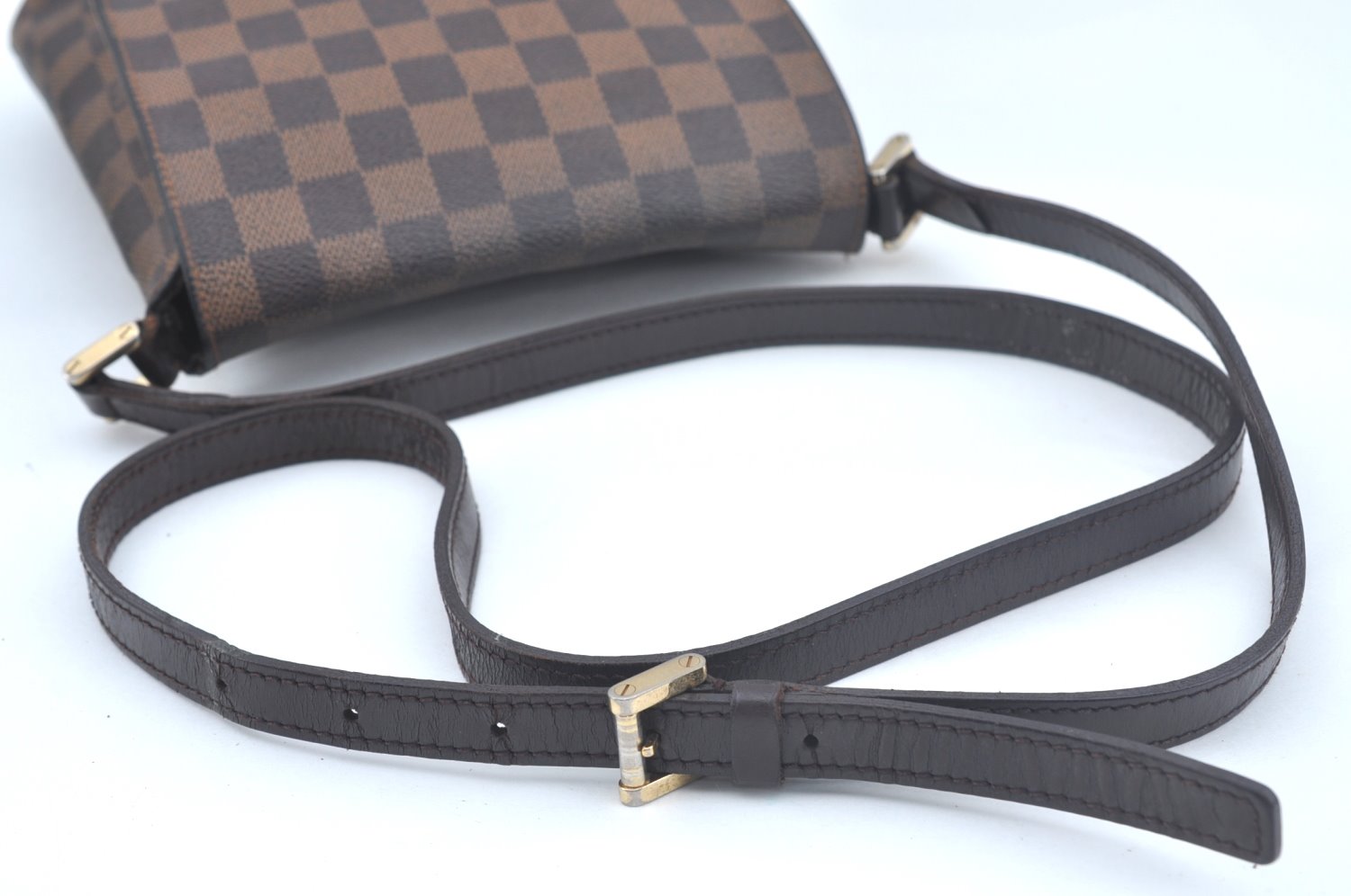 Auth Louis Vuitton Damier Musette Salsa Long Shoulder Cross Bag N51300 LV 3328J