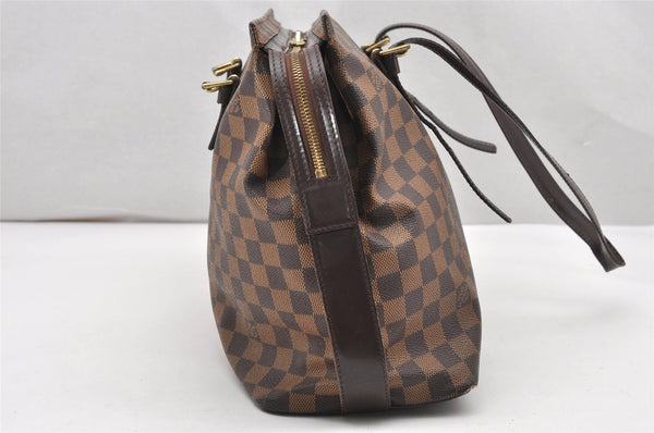 Authentic Louis Vuitton Damier Chelsea Shoulder Tote Bag N51119 Junk 3328K