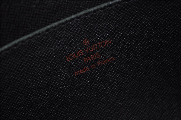 Authentic Louis Vuitton Epi Pochette Homme Clutch Hand Bag Black M52522 LV 3330I