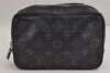 Auth Louis Vuitton Monogram Eclipse Trousse Toilette PM Clutch Bag Junk 3330J