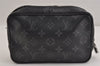 Auth Louis Vuitton Monogram Eclipse Trousse Toilette PM Clutch Bag Junk 3330J