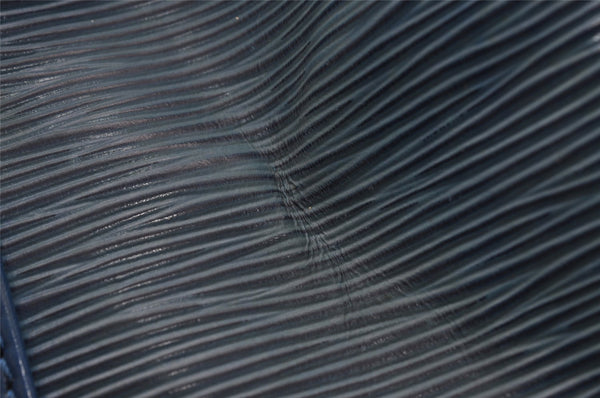 Authentic Louis Vuitton Epi Randonnee PM Shoulder Bag Blue M52355 LV 3331I