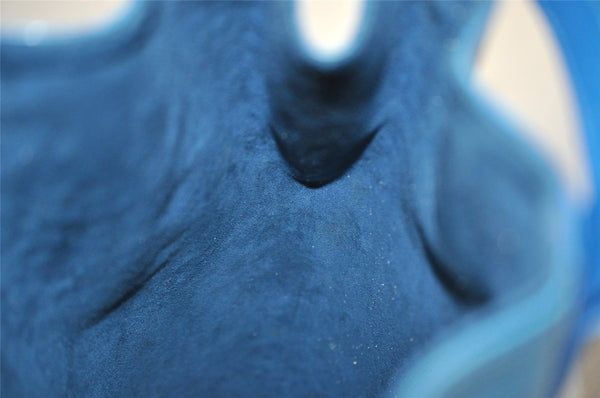 Authentic Louis Vuitton Epi Randonnee PM Shoulder Bag Blue M52355 LV 3331I