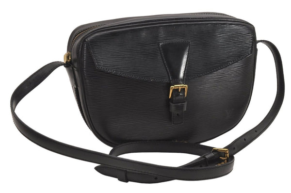 Authentic Louis Vuitton Epi Jeune Fille Shoulder Cross Bag Black M52152 LV 3331J