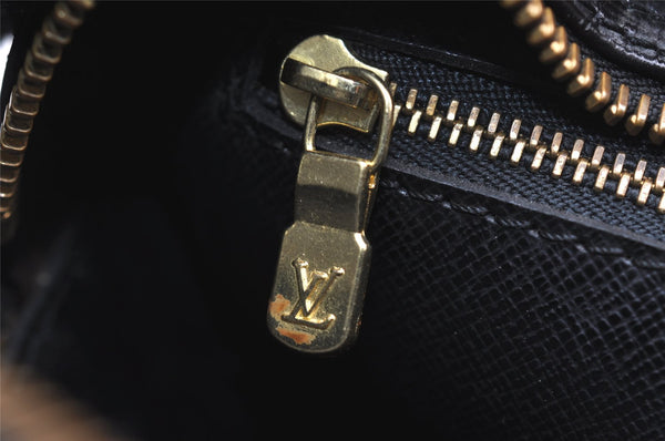 Authentic Louis Vuitton Epi Jeune Fille Shoulder Cross Bag Black M52152 LV 3331J