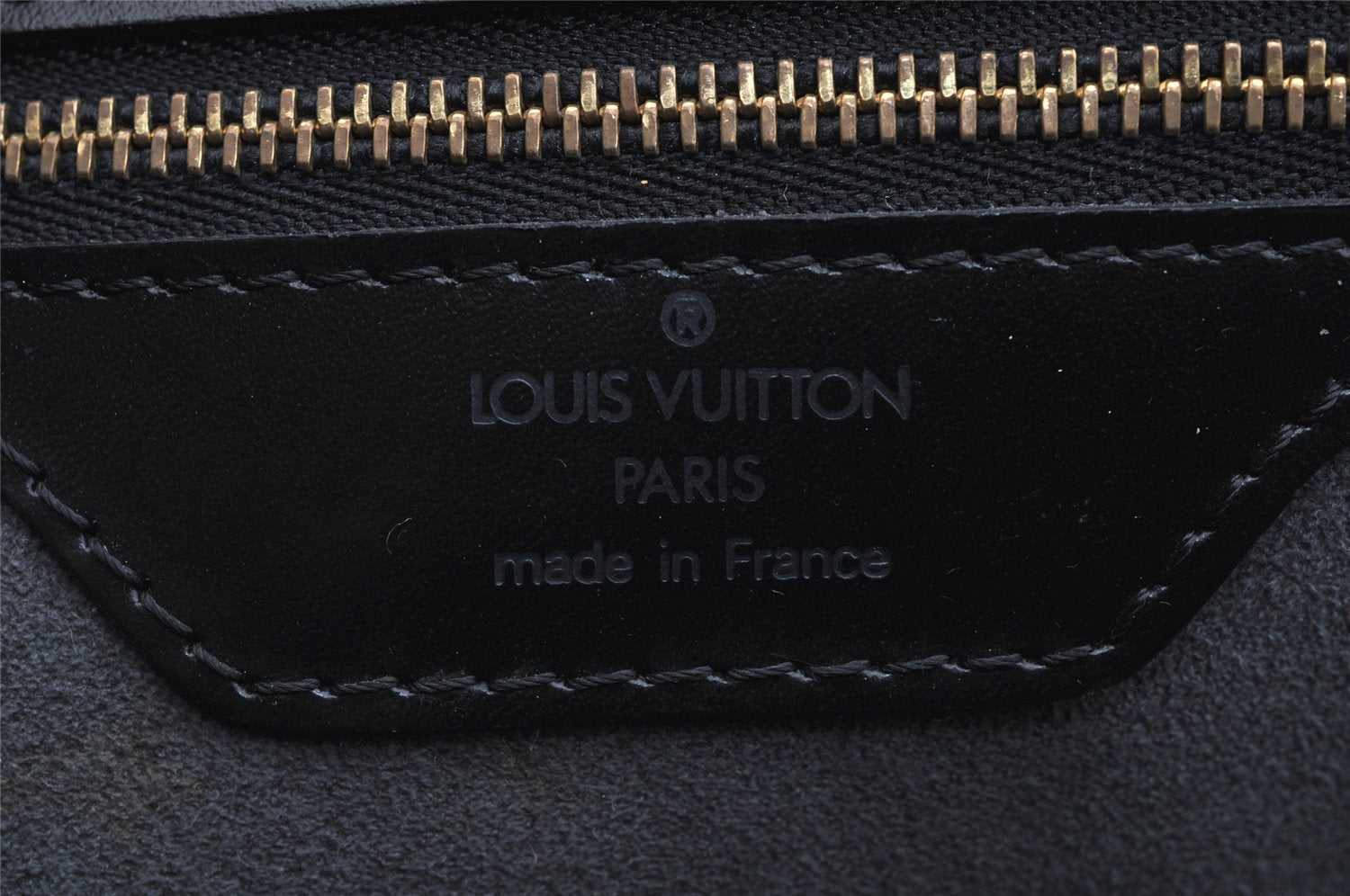 Auth Louis Vuitton Epi Saint Jacques Shopping Shoulder Bag Black M52262 LV 3332I