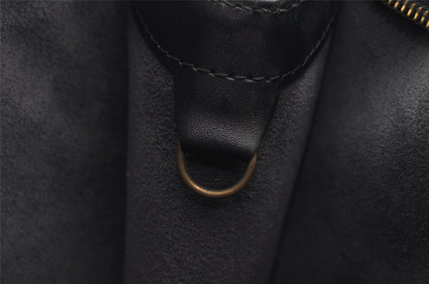 Auth Louis Vuitton Epi Saint Jacques Shopping Shoulder Bag Black M52262 LV 3332I