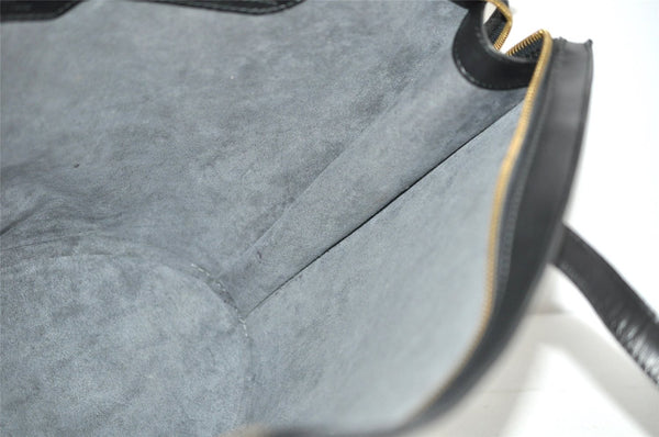 Auth Louis Vuitton Epi Saint Jacques Shopping Shoulder Bag Black M52262 LV 3332I