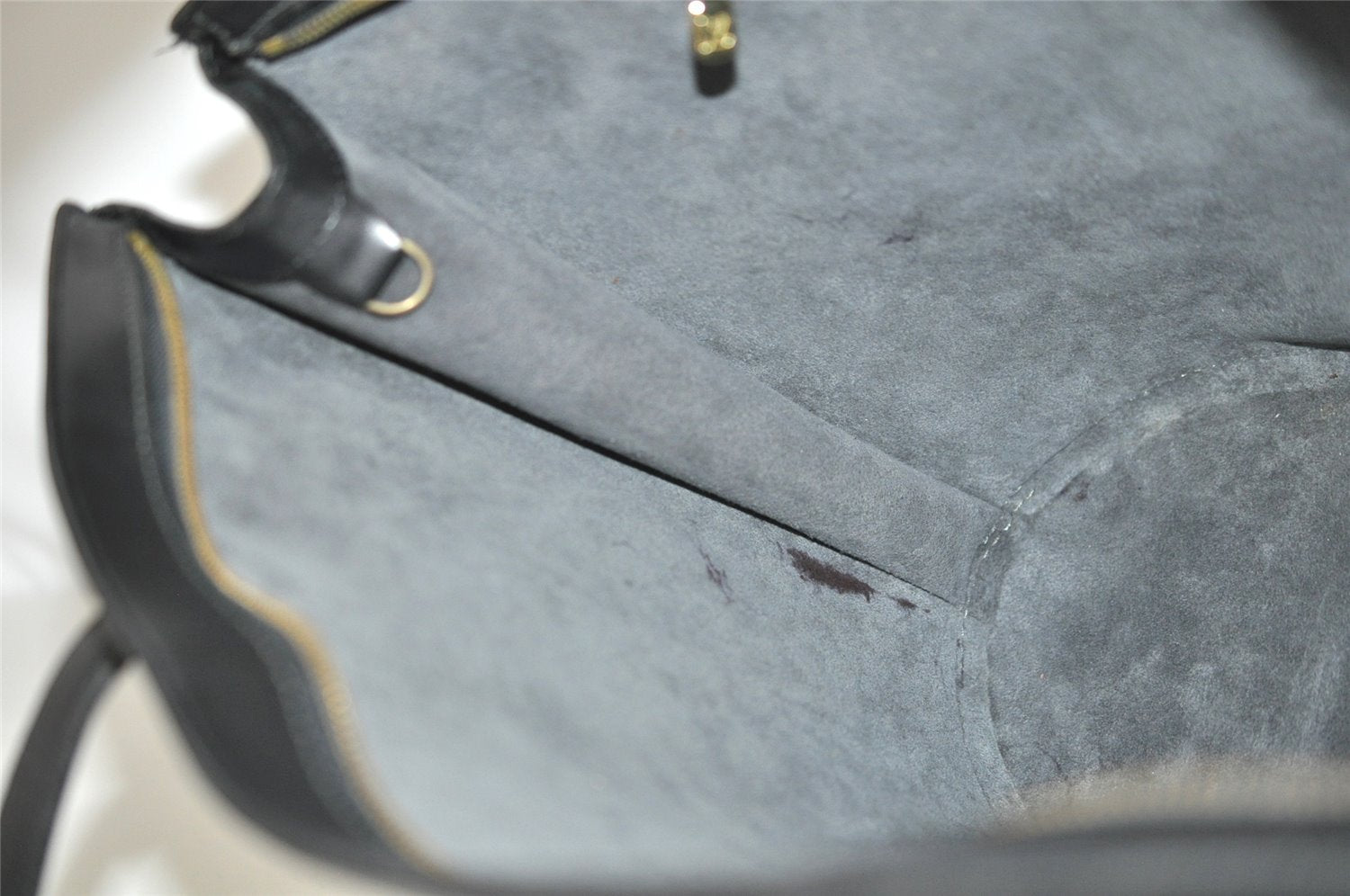 Auth Louis Vuitton Epi Saint Jacques Shopping Shoulder Bag Black M52262 LV 3332I