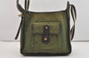 Authentic Louis Vuitton Monogram Mini Besace Mary Kate Shoulder Bag Green 3332J