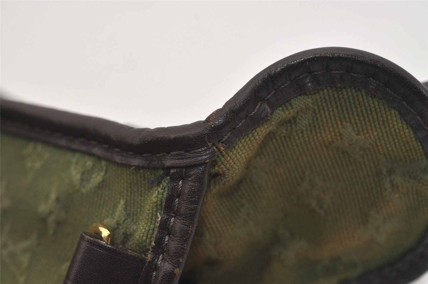 Authentic Louis Vuitton Monogram Mini Besace Mary Kate Shoulder Bag Green 3332J