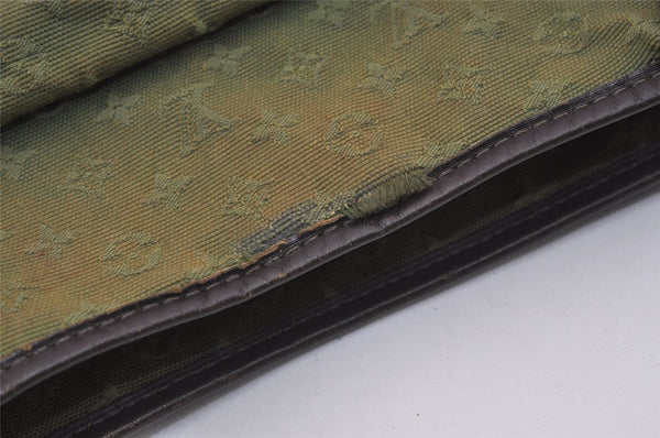 Authentic Louis Vuitton Monogram Mini Besace Mary Kate Shoulder Bag Green 3332J