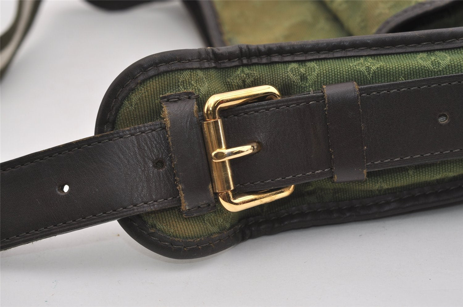 Authentic Louis Vuitton Monogram Mini Besace Mary Kate Shoulder Bag Green 3332J