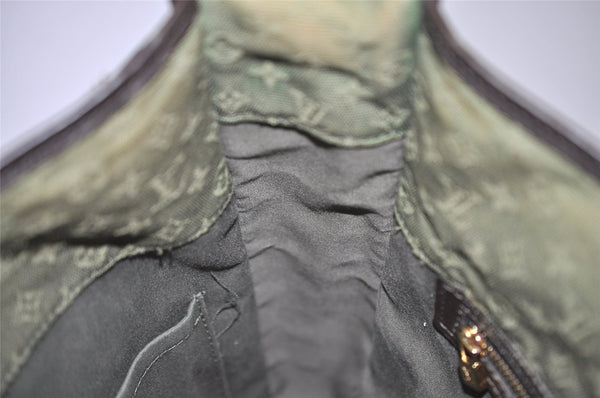 Authentic Louis Vuitton Monogram Mini Besace Mary Kate Shoulder Bag Green 3332J