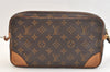 Authentic Louis Vuitton Monogram Marly Dragonne GM M51825 Clutch Hand Bag 3332K