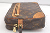 Authentic Louis Vuitton Monogram Marly Dragonne GM M51825 Clutch Hand Bag 3332K