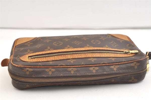 Authentic Louis Vuitton Monogram Marly Dragonne GM M51825 Clutch Hand Bag 3332K