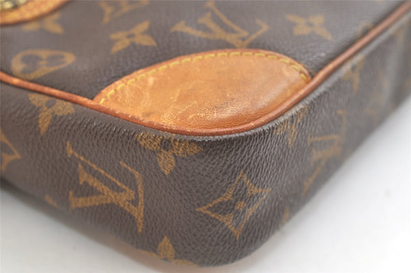 Authentic Louis Vuitton Monogram Marly Dragonne GM M51825 Clutch Hand Bag 3332K