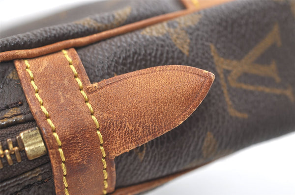 Authentic Louis Vuitton Monogram Marly Dragonne GM M51825 Clutch Hand Bag 3332K