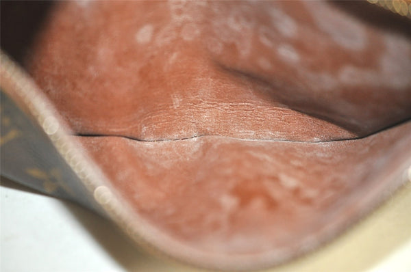 Authentic Louis Vuitton Monogram Marly Dragonne GM M51825 Clutch Hand Bag 3332K