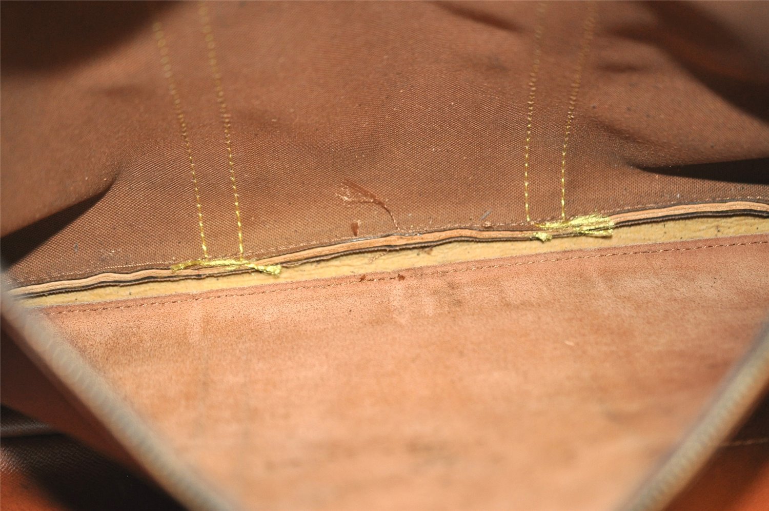 Authentic Louis Vuitton Monogram Porte Documents Voyage M53361 Briefcase 3334I