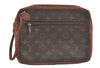 Authentic Louis Vuitton Monogram Pochette Sport Clutch Bag Old Model Junk 3334K