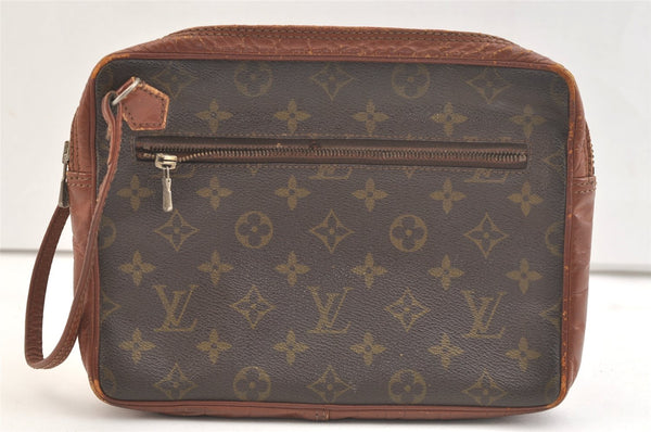 Authentic Louis Vuitton Monogram Pochette Sport Clutch Bag Old Model Junk 3334K