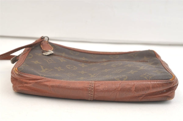 Authentic Louis Vuitton Monogram Pochette Sport Clutch Bag Old Model Junk 3334K