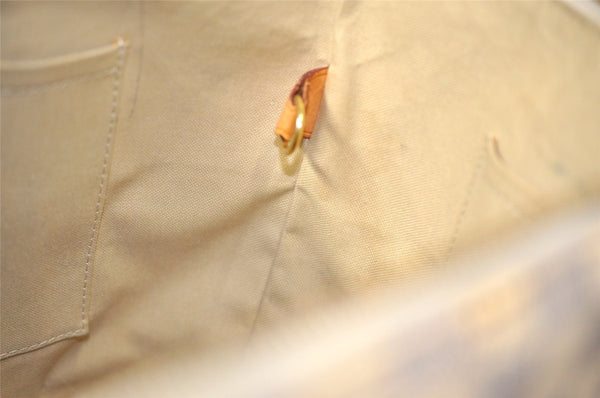 Authentic Louis Vuitton Damier Azur Totally PM Tote Bag White N41280 LV 3335I