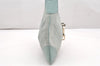Authentic GUCCI Square GG Kandinsky Shoulder Bag Suede Leather Light Blue 3336K