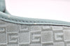 Authentic GUCCI Square GG Kandinsky Shoulder Bag Suede Leather Light Blue 3336K