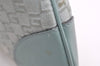 Authentic GUCCI Square GG Kandinsky Shoulder Bag Suede Leather Light Blue 3336K