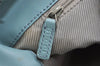 Authentic GUCCI Square GG Kandinsky Shoulder Bag Suede Leather Light Blue 3336K