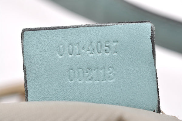 Authentic GUCCI Square GG Kandinsky Shoulder Bag Suede Leather Light Blue 3336K