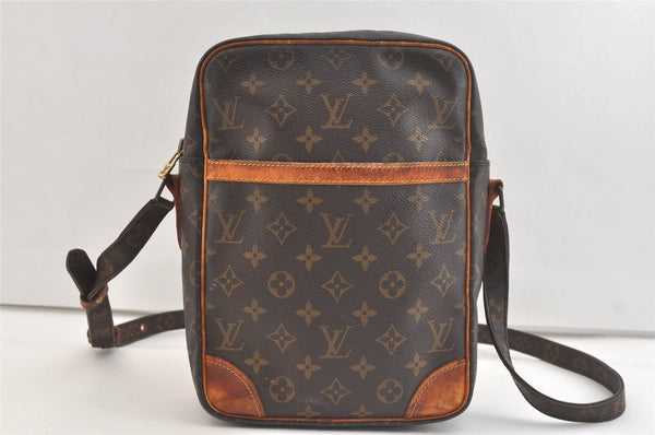 Authentic Louis Vuitton Monogram Danube GM Shoulder Cross Bag M45262 LV 3338K