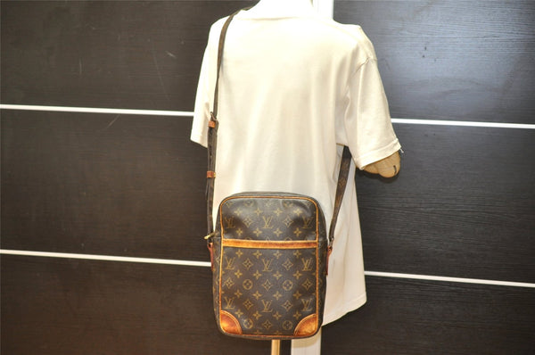 Authentic Louis Vuitton Monogram Danube GM Shoulder Cross Bag M45262 LV 3338K