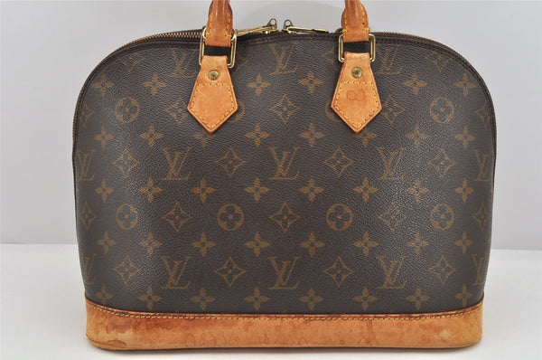 Authentic Louis Vuitton Monogram Alma Hand Bag Purse M51130 LV 3339K