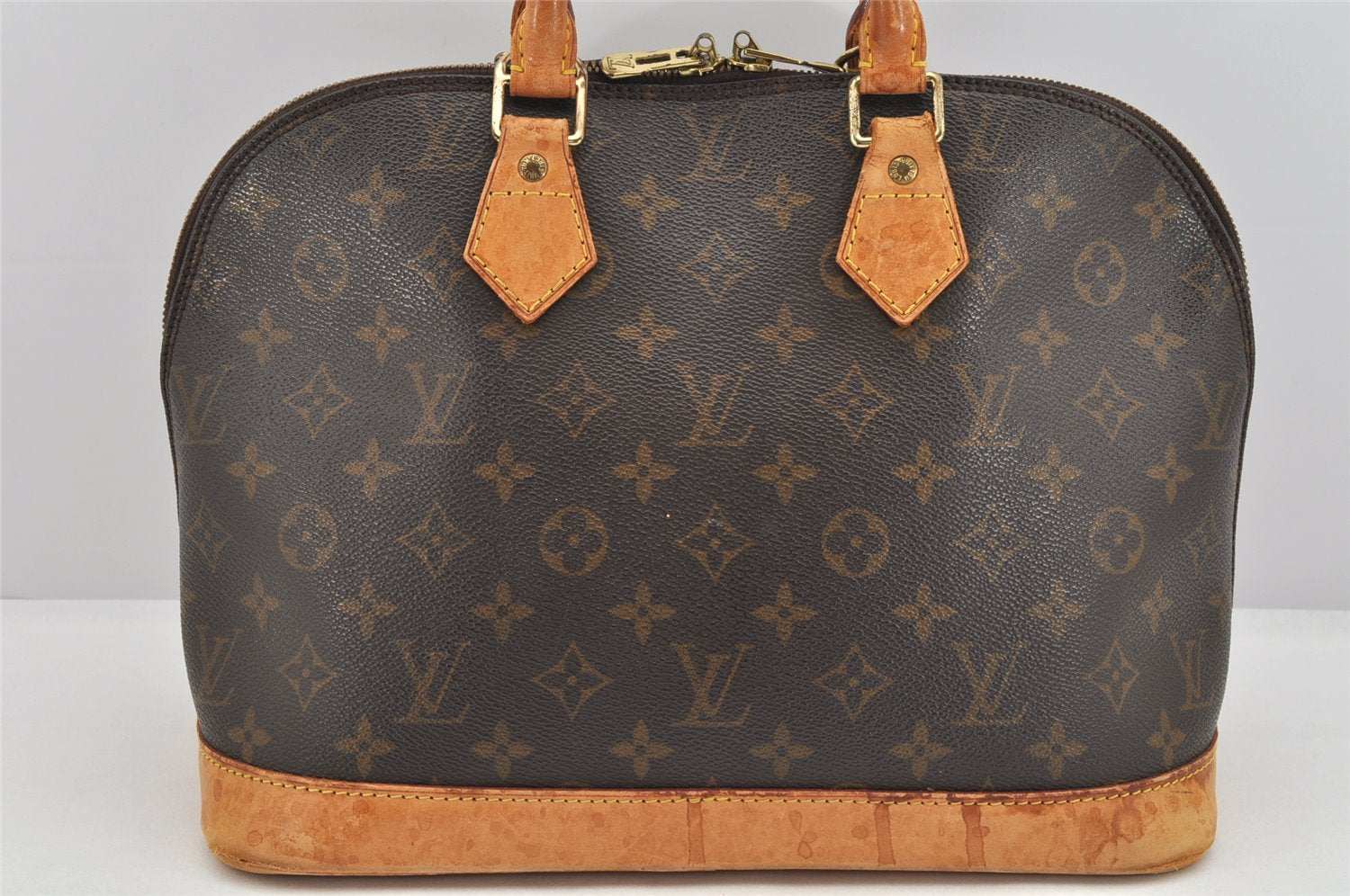 Authentic Louis Vuitton Monogram Alma Hand Bag Purse M51130 LV 3339K