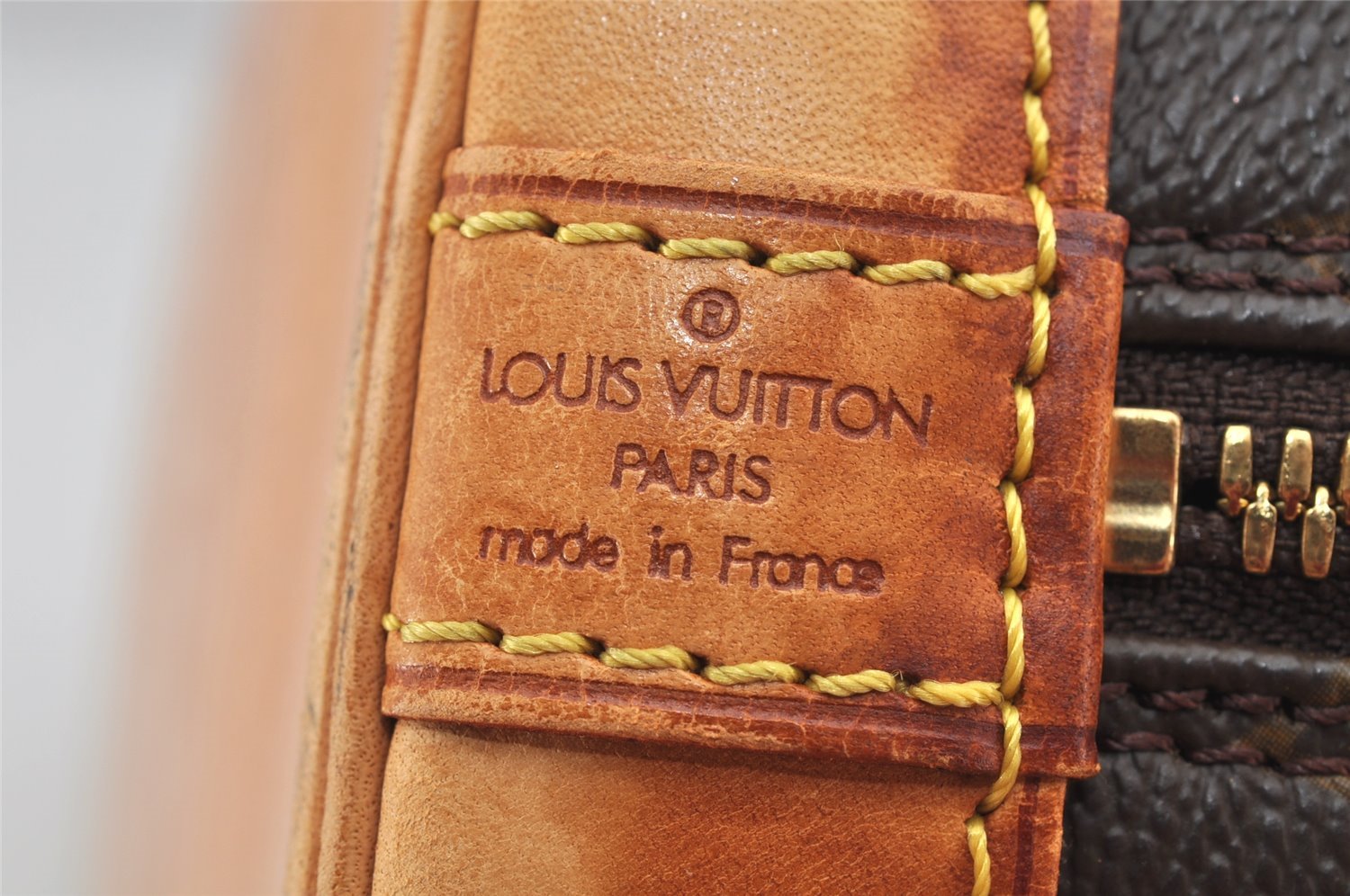 Authentic Louis Vuitton Monogram Alma Hand Bag Purse M51130 LV 3339K