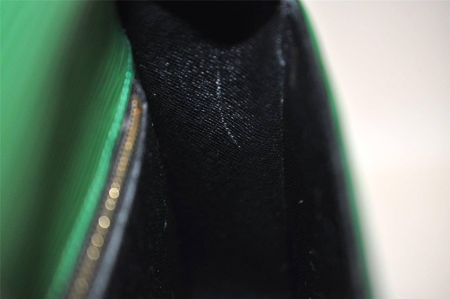 Auth Louis Vuitton Epi Saint Cloud GM Shoulder Cross Bag Green M52194 LV 3340I