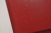 Authentic HERMES Vintage Agenda GM Notebook Cover Day Planner Leather Red 3345I