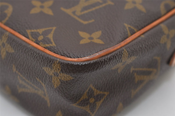 Authentic Louis Vuitton Monogram Compiegne 23 Clutch Hand Bag M51847 LV 3345J