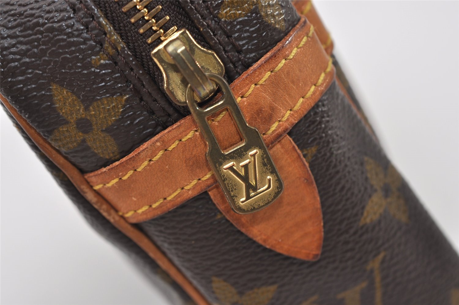 Authentic Louis Vuitton Monogram Compiegne 23 Clutch Hand Bag M51847 LV 3345J